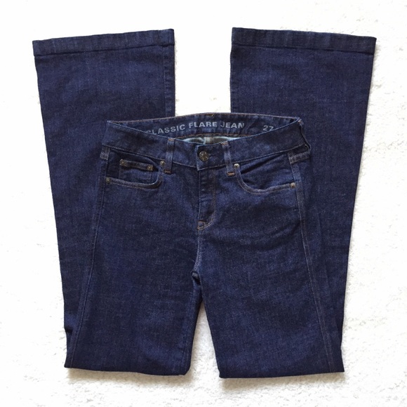 J. Crew Classic Flare Dark Wash Jean - Picture 2 of 9